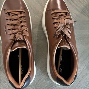 Men's Brown Leather Sneakers
